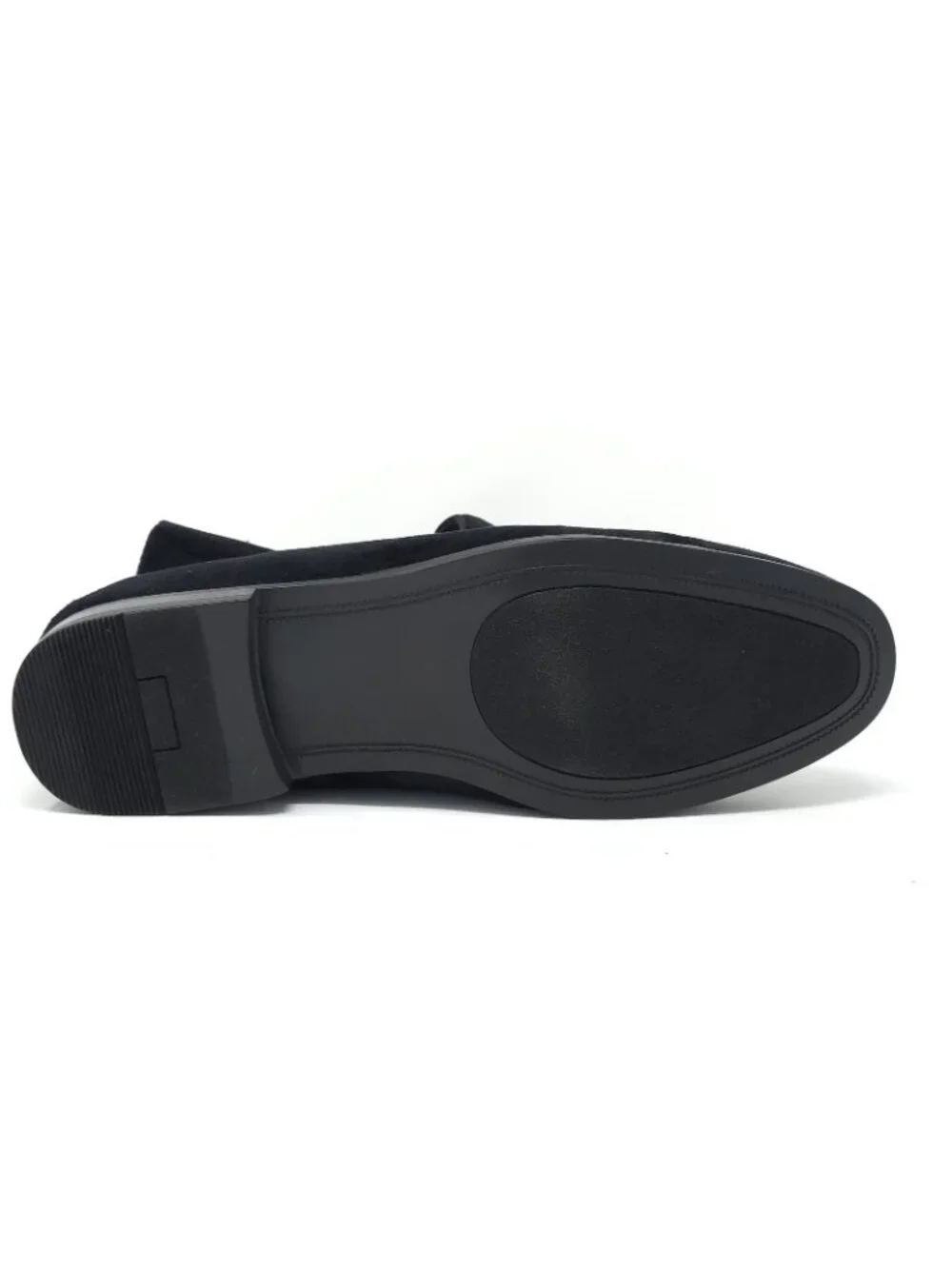 New Alfani Black Suede Slip-On Loafers Men’s 10.5M